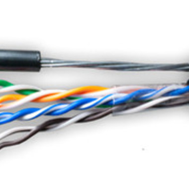 UTP4-C5E-MEDIAN-PE-OUTDOOR-305, T-FG8 (трос), 4x2xAWG24, CU (01-0336)