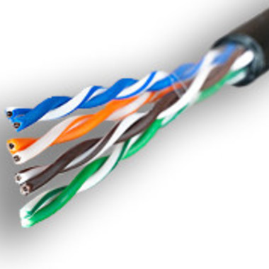 UTP4-C5E-STANDARD-PE-OUTDOOR-305, 4x2xAWG24, CU (01-0325)