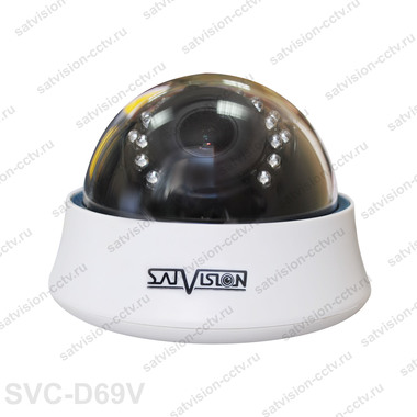 Купольная видеокамера SVС-D69V