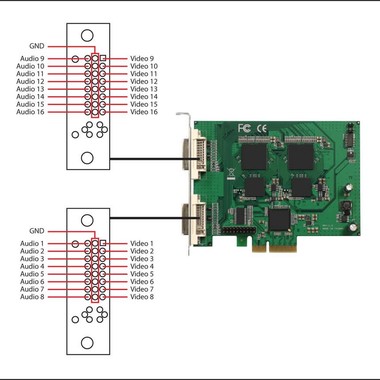 Плата видеозахвата 16-ти канальная SC310N16